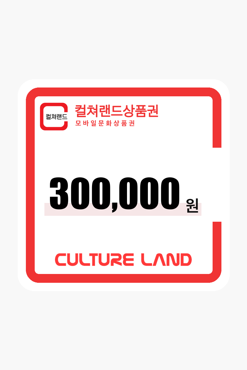 문화상품권 300,000원